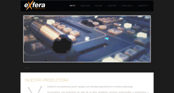 Desktop Screenshot of exferatv.com